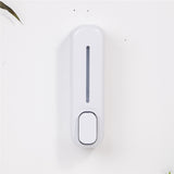 Darrahopens Home & Garden > DIY > Kitchen & Bathroom DIY 2 Pcs White Modern Wall-Mounted Press Soap Dispenser - 300ml Refillable Pump for Bathroom & Kitchen