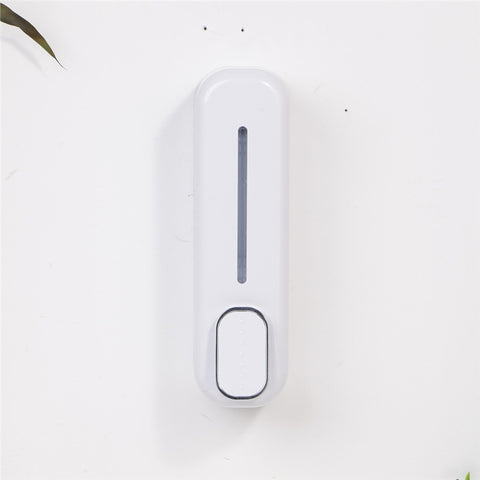 Darrahopens Home & Garden > DIY > Kitchen & Bathroom DIY 2 Pcs White Modern Wall-Mounted Press Soap Dispenser - 300ml Refillable Pump for Bathroom & Kitchen