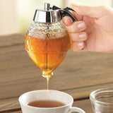Darrahopens Home & Garden > DIY > Kitchen & Bathroom DIY 200ML No-Drip Press Honey Syrup Jam Dispenser with Bottom Flow Design