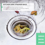 Darrahopens Home & Garden > DIY > Kitchen & Bathroom DIY 300pcs Disposable Kitchen Sink Strainer Anti Clogging Sewer Mesh Pocket Filter