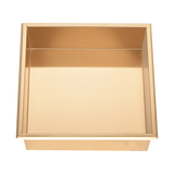 Darrahopens Home & Garden > DIY > Kitchen & Bathroom DIY 336 x 336 x 101mm Shower Niche Single Shelf Organizer No Tile Needed in Gold