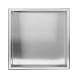 Darrahopens Home & Garden > DIY > Kitchen & Bathroom DIY 336 x 336 x 101mm Shower Niche Single Shelf Organizer No Tile Needed in Stainless Steel Finish