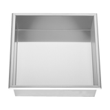 Darrahopens Home & Garden > DIY > Kitchen & Bathroom DIY 336 x 336 x 101mm Shower Niche Single Shelf Organizer No Tile Needed in Stainless Steel Finish