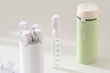 Darrahopens Home & Garden > DIY > Kitchen & Bathroom DIY 4 in 1 Travel Dispenser with 30ml Travel Bottles Travel Bottles for Shampoo Lotion - Green
