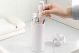Darrahopens Home & Garden > DIY > Kitchen & Bathroom DIY 4 in 1 Travel Dispenser with 30ml Travel Bottles Travel Bottles for Shampoo Lotion - White
