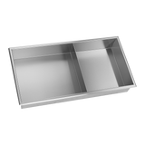 Darrahopens Home & Garden > DIY > Kitchen & Bathroom DIY 641 x 336 x 101mm Shower Niche Double Shelf Organizer No Tile Needed in Stainless Steel Finish
