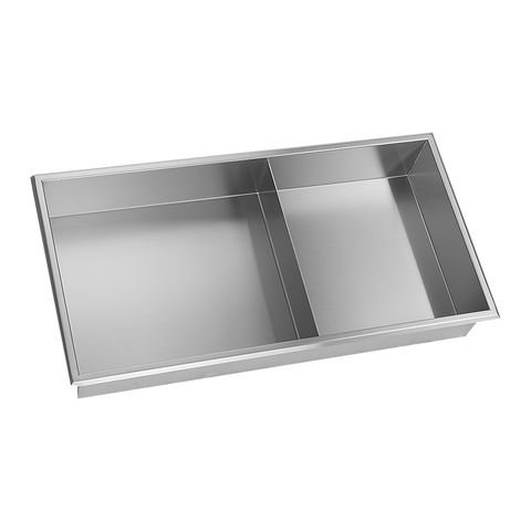 Darrahopens Home & Garden > DIY > Kitchen & Bathroom DIY 641 x 336 x 101mm Shower Niche Double Shelf Organizer No Tile Needed in Stainless Steel Finish