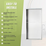 Darrahopens Home & Garden > DIY > Kitchen & Bathroom DIY 641 x 336 x 101mm Shower Niche Double Shelf Organizer No Tile Needed in White