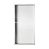 Darrahopens Home & Garden > DIY > Kitchen & Bathroom DIY 641 x 336 x 101mm Shower Niche Double Shelf Organizer No Tile Needed in White
