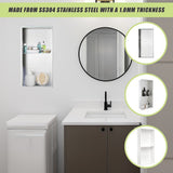 Darrahopens Home & Garden > DIY > Kitchen & Bathroom DIY 641 x 336 x 101mm Shower Niche Double Shelf Organizer No Tile Needed in White