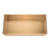 Darrahopens Home & Garden > DIY > Kitchen & Bathroom DIY 641 x 336 x 101mm Shower Niche Single Shelf Organizer No Tile Needed in Gold