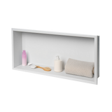 Darrahopens Home & Garden > DIY > Kitchen & Bathroom DIY 641 x 336 x 101mm Shower Niche Single Shelf Organizer No Tile Needed in White