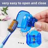 Darrahopens Home & Garden > DIY > Kitchen & Bathroom DIY 9-Pack Bathroom & Kitchen Organiser Set: 5 Heavy-Duty Clear Adhesive Hooks + 4 Portable Toothbrush Holders(Random Color)