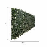 Darrahopens Home & Garden > DIY > Kitchen & Bathroom DIY Artificial Ivy Leaf Hedging 3M x 1M Roll (Fake Ivy Roll)