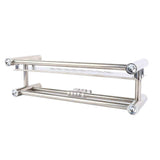 Darrahopens Home & Garden > DIY > Kitchen & Bathroom DIY Bathroom Floating Shelves Stainless Steel Thicken Single Layer 40cm Shower Towel Rack for Towel Bath Products In Australia - Darrahopens