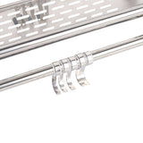 Darrahopens Home & Garden > DIY > Kitchen & Bathroom DIY Bathroom Floating Shelves Stainless Steel Thicken Single Layer 40cm Shower Towel Rack for Towel Bath Products In Australia - Darrahopens