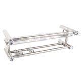 Darrahopens Home & Garden > DIY > Kitchen & Bathroom DIY Bathroom Floating Shelves Stainless Steel Thicken Single Layer 40cm Shower Towel Rack for Towel Bath Products In Australia - Darrahopens