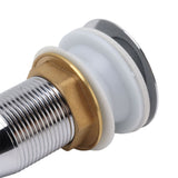 Darrahopens Home & Garden > DIY > Kitchen & Bathroom DIY Bathroom Sink Drain Stainless Steel Polished Electroplated Flip Top Anti Blocking Short Vanity Vessel Drain Stopper for Home Kitchen In Australia - Darrahopens