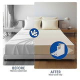 Darrahopens Home & Garden > DIY > Kitchen & Bathroom DIY Bed Sheet Holder Clips for Thin Sheets, White, Secure Fit Fasteners