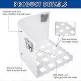 Darrahopens Home & Garden > DIY > Kitchen & Bathroom DIY Bed Sheet Holder Clips for Thin Sheets, White, Secure Fit Fasteners