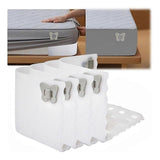 Darrahopens Home & Garden > DIY > Kitchen & Bathroom DIY Bed Sheet Holder Clips for Thin Sheets, White, Secure Fit Fasteners
