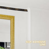 Darrahopens Home & Garden > DIY > Kitchen & Bathroom DIY Black PVC Self Adhesive Wall Edging p Peel and Stick Trim for Corner and Ceiling In Australia - Darrahopens