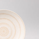 Darrahopens Home & Garden > DIY > Kitchen & Bathroom DIY Bowl Open Shallow 23cm Ivory Spiral Glaze