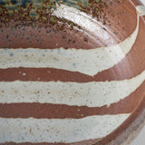 Darrahopens Home & Garden > DIY > Kitchen & Bathroom DIY Bowl Thick Edge 24cm Striped Earth Glaze