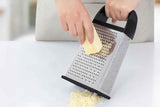Darrahopens Home & Garden > DIY > Kitchen & Bathroom DIY Box Grater with Container Stainless Steel Coarse Fine Slicer Non Slip Base