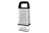 Darrahopens Home & Garden > DIY > Kitchen & Bathroom DIY Box Grater with Container Stainless Steel Coarse Fine Slicer Non Slip Base