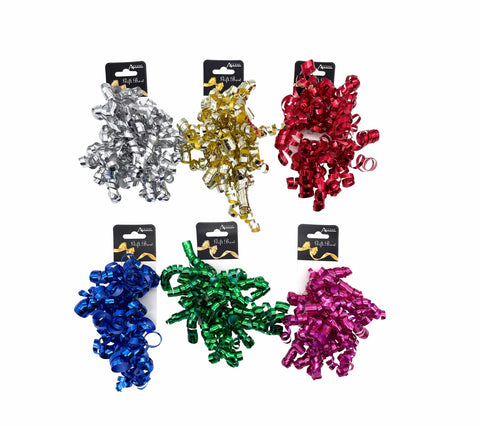 Darrahopens Home & Garden > DIY > Kitchen & Bathroom DIY bulk 24 Metallic Curling Ribbon Assort Cols