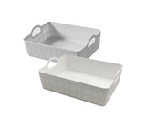 Darrahopens Home & Garden > DIY > Kitchen & Bathroom DIY bulk 24 Rect Storage Basket w Handle Assort 210cm