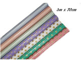 Darrahopens Home & Garden > DIY > Kitchen & Bathroom DIY bulk 50 Rolls Polka Gift Wrap 60gsm 300cm