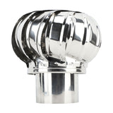 Darrahopens Home & Garden > DIY > Kitchen & Bathroom DIY Chimney Cap Stainless Steel Rotating Dustproof Rainwater Proof Animal Proof Chimney Cowl Cap for Home Roof 11cm / 4.3in In Australia - Darrahopens