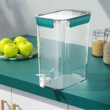 Cold Water Kettle Large Capacity Thicken Faucet Sealed Drink Storage Pot for Kitchen Green-4.5L In Australia - Darrahopens
