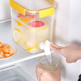 Cold Water Kettle Large Capacity Thicken Faucet Sealed Drink Storage Pot for Kitchen Yellow‑3.5L In Australia - Darrahopens