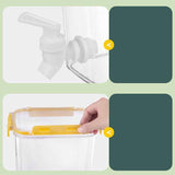 Cold Water Kettle Large Capacity Thicken Faucet Sealed Drink Storage Pot for Kitchen Yellow‑3.5L In Australia - Darrahopens