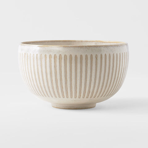 Darrahopens Home & Garden > DIY > Kitchen & Bathroom DIY Deep Bowl 15.cm Ridged Alabaster Glaze