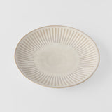 Darrahopens Home & Garden > DIY > Kitchen & Bathroom DIY Dinner Plate 23cm Ridged Alabaster Glaze