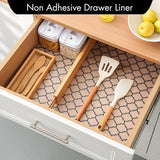 Darrahopens Home & Garden > DIY > Kitchen & Bathroom DIY Drawer Mat - Kitchen Drawer Mat - Kitchen Cabinet Shelf Protector - Non-Adhesive, Waterproof EVA Drawer Mat, Easy to Cut to Size for Refrigerator, Cabinet or Chest of Drawers (Black, 11.8"W x 78.7"L)