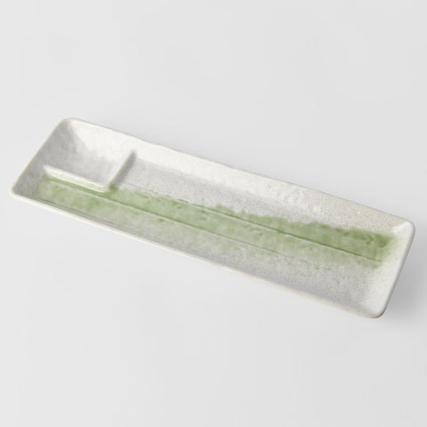 Darrahopens Home & Garden > DIY > Kitchen & Bathroom DIY Dumpling Plate 33cm Green Brushstroke