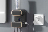 Darrahopens Home & Garden > DIY > Kitchen & Bathroom DIY Electric Automatic Toothpaste Dispenser With Toothbrush Holders-Black