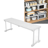 Darrahopens Home & Garden > DIY > Kitchen & Bathroom DIY Expandable Shelf Stackable 121lb Load Bearing Divider Storage Rack for Closet Cabinet Cupboard Length 67‑88cm / 26.4‑34.6in In Australia - Darrahopens