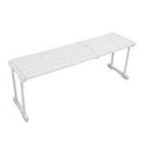 Darrahopens Home & Garden > DIY > Kitchen & Bathroom DIY Expandable Shelf Stackable 121lb Load Bearing Divider Storage Rack for Closet Cabinet Cupboard Length 67‑88cm / 26.4‑34.6in In Australia - Darrahopens