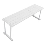 Darrahopens Home & Garden > DIY > Kitchen & Bathroom DIY Expandable Shelf Stackable 121lb Load Bearing Divider Storage Rack for Closet Cabinet Cupboard Length 67‑88cm / 26.4‑34.6in In Australia - Darrahopens