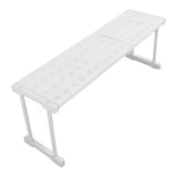 Darrahopens Home & Garden > DIY > Kitchen & Bathroom DIY Expandable Shelf Stackable 121lb Load Bearing Divider Storage Rack for Closet Cabinet Cupboard Length 67‑88cm / 26.4‑34.6in In Australia - Darrahopens
