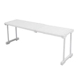 Darrahopens Home & Garden > DIY > Kitchen & Bathroom DIY Expandable Shelf Stackable 121lb Load Bearing Divider Storage Rack for Closet Cabinet Cupboard Length 67‑88cm / 26.4‑34.6in In Australia - Darrahopens
