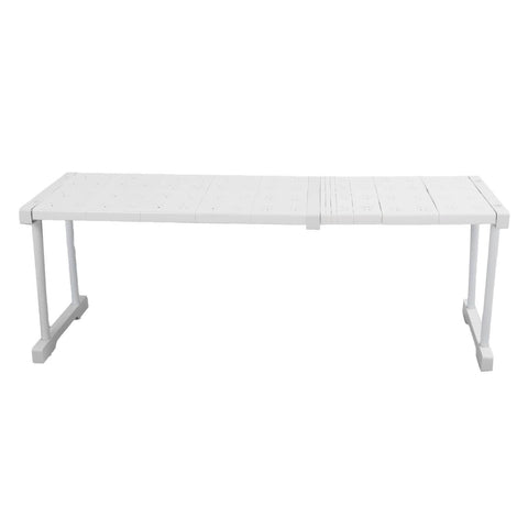 Darrahopens Home & Garden > DIY > Kitchen & Bathroom DIY Expandable Shelf Stackable 121lb Load Bearing Divider Storage Rack for Closet Cabinet Cupboard Length 67‑88cm / 26.4‑34.6in In Australia - Darrahopens