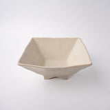 Darrahopens Home & Garden > DIY > Kitchen & Bathroom DIY Fluted Bowl Square 21x21cm Oatmeal Glaze