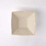 Darrahopens Home & Garden > DIY > Kitchen & Bathroom DIY Fluted Bowl Square 21x21cm Oatmeal Glaze